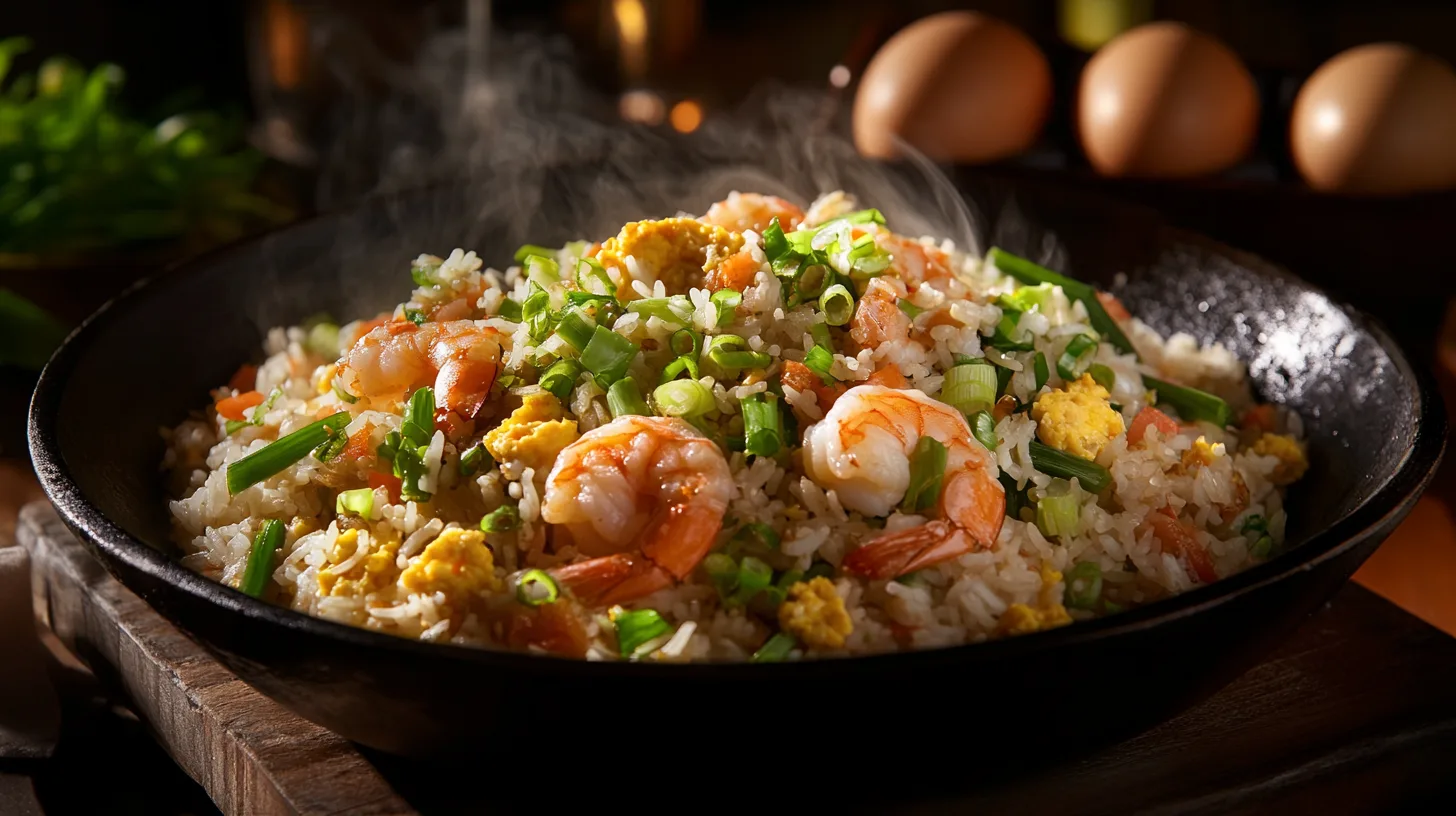 Do you put egg first or last in egg fried rice?